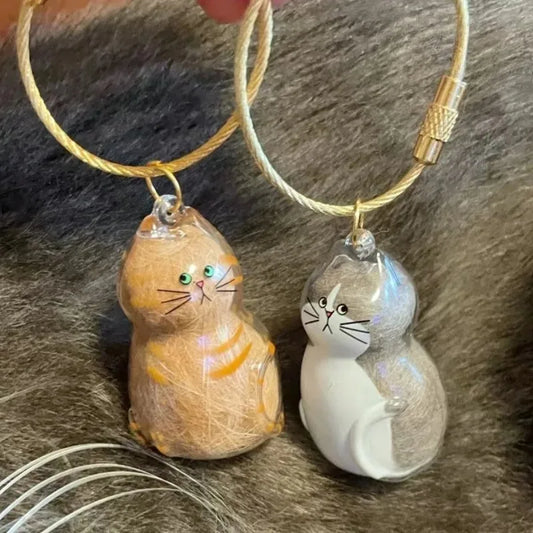 Pet Hair Storage Box Transparent