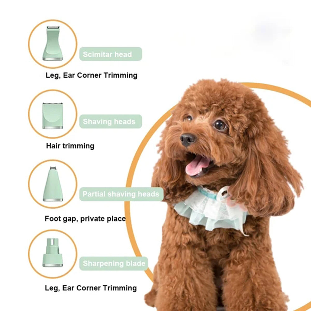 4-in-1 Multi-functional Electric Dog Clippers For Grooming